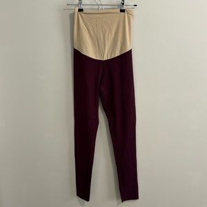 Motherhood Maternity Burgundy Leggings S